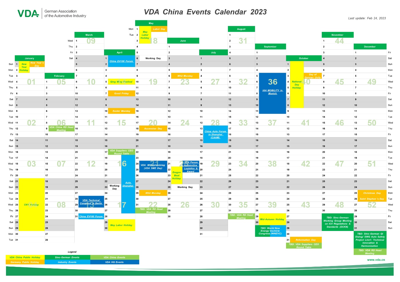 Calendar 2023